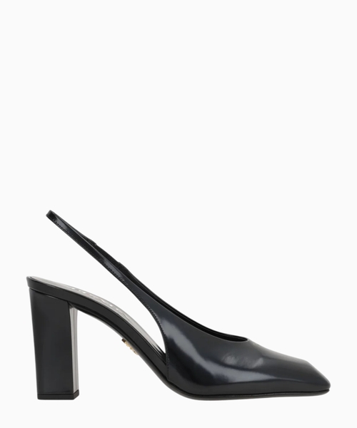 Кожаные туфли Slingback