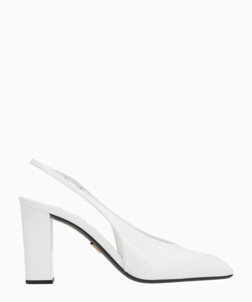 Кожаные туфли Slingback