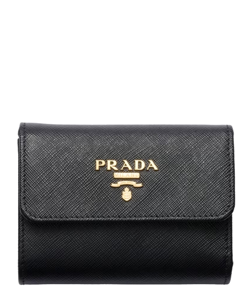 Wallet with logo detail