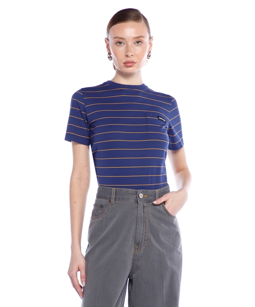 Striped cotton shirt