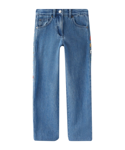 Jeans with logo detail