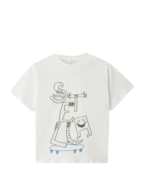 Футболка с принтом скейтборда