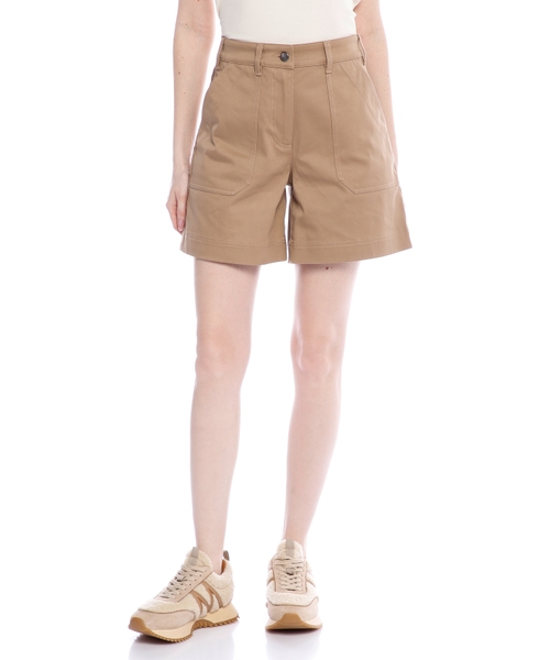 Cotton Gabardine Bermuda Shorts