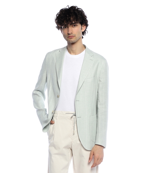 Пиджак в полоску