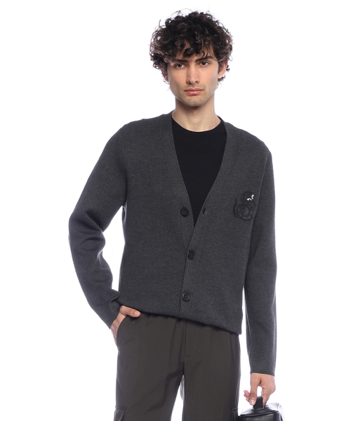 Cardigan with snake detail