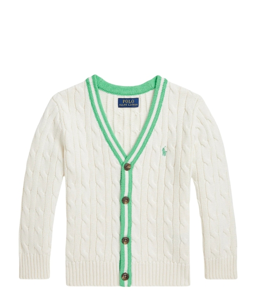 Polo Pony embroidery cardigan