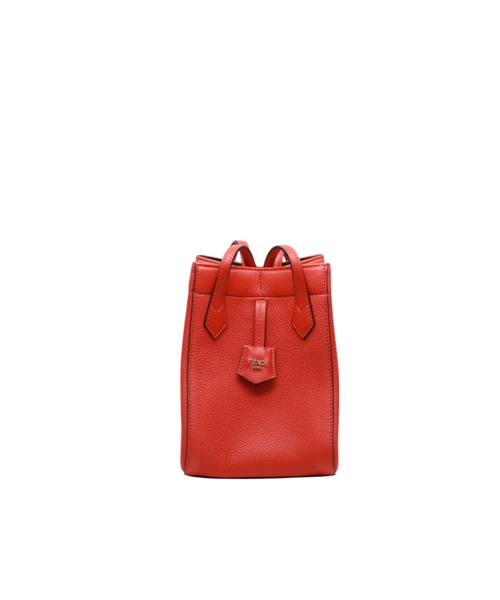 【可愛い♪】FENDI FF logo origami mini bag orange Fendi Orange Fendi Origami Mini Shoulder Bag for Women